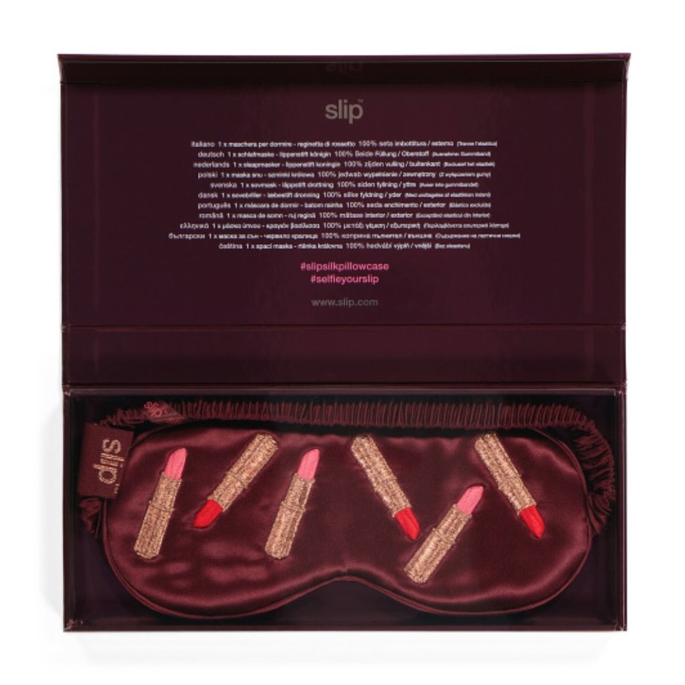 Silk Lipstick Sleep Mask from Slip